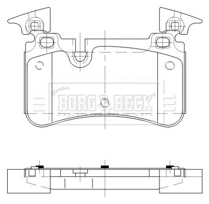 BORG & BECK Jarrupala, levyjarru BBP2482